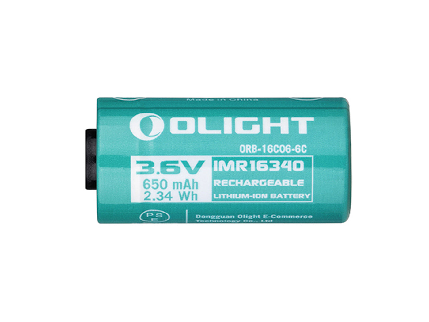 Batterie Olight IMR16340 650 mAh 3,6 V