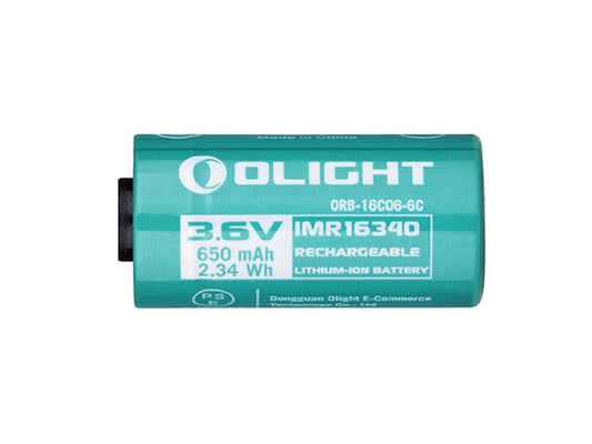Batterie Olight IMR16340 650 mAh 3,6 V