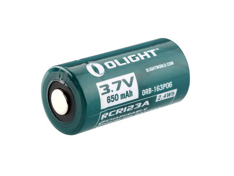 Olight RCR123A battery 3.7V 650mAh Rechargeable