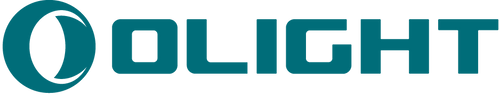 Olight logo with teal color on a transparent background